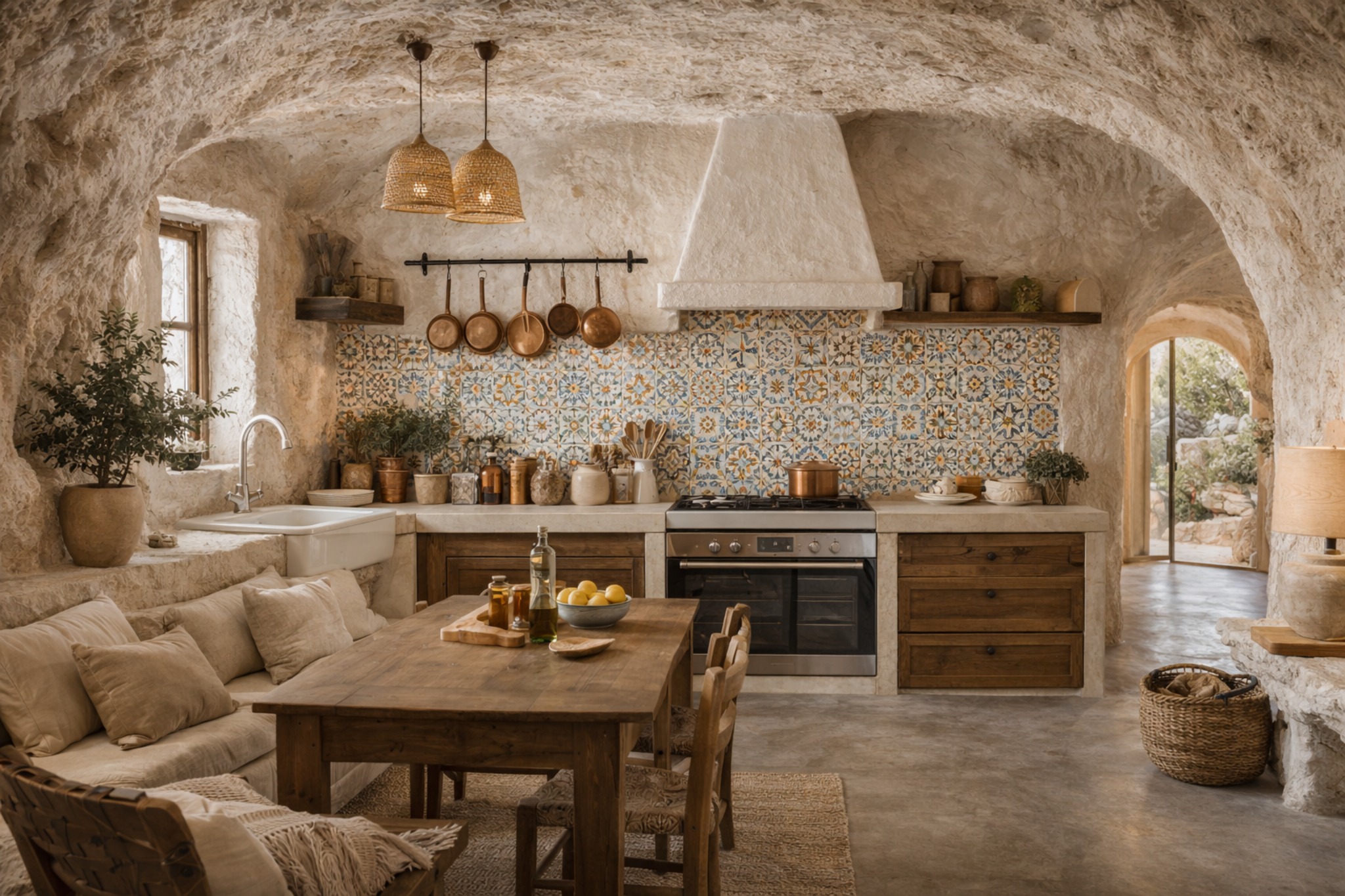 Visual impression of the Cueva Alba kitchen